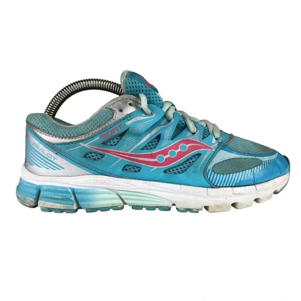 Saucony Womens Aqua‎ ISO Series SY53672 Lace Up Running Shoes Size US 4.5 M